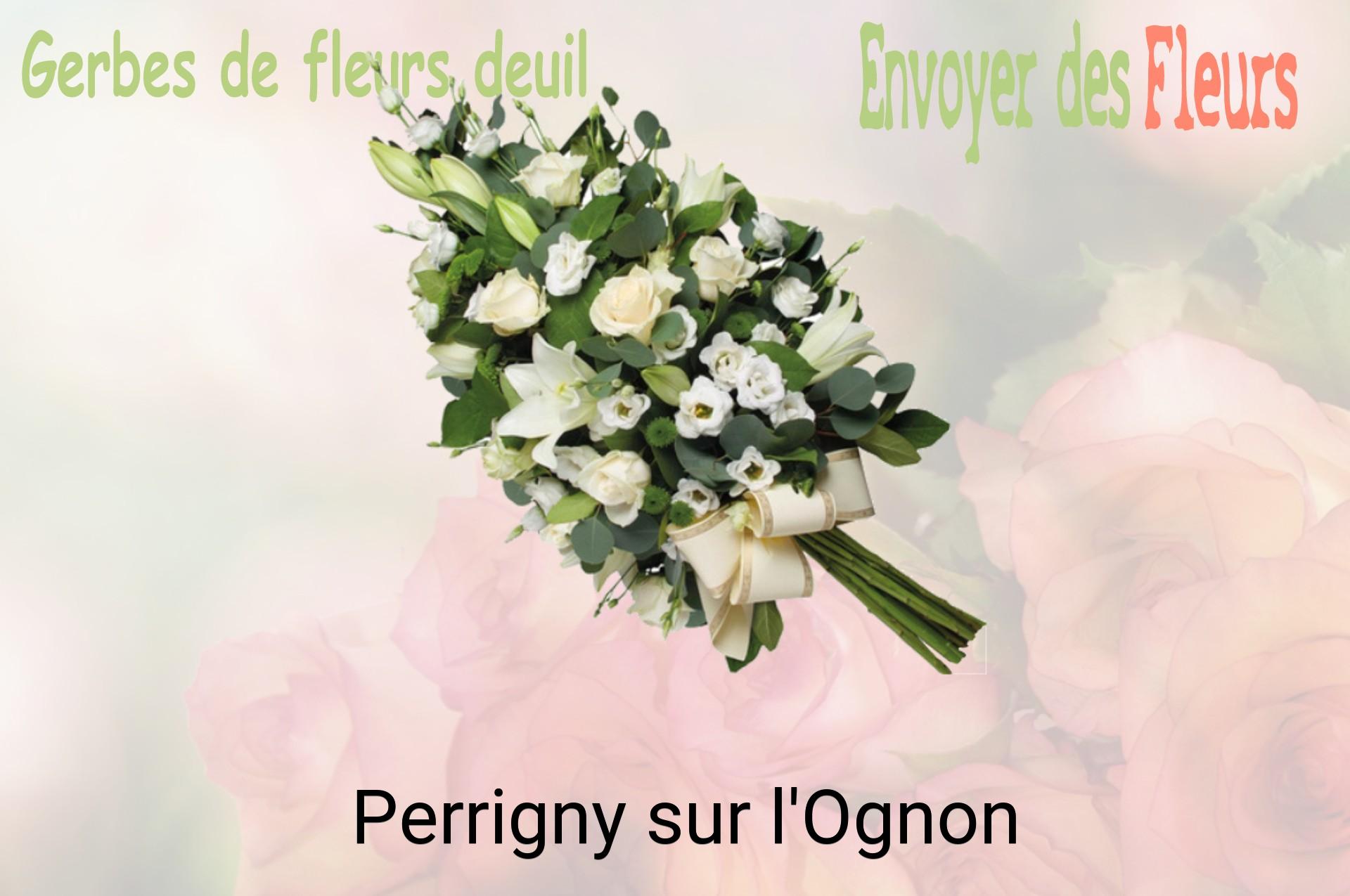 Gerbe de fleurs de deuil livrée à Perrigny-sur-l'Ognon